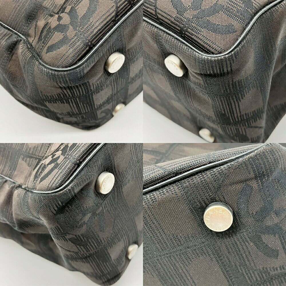 CHANEL Brown Canvas Shoulder Bag - Picture 4 of 6